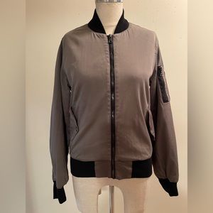 Green Hudson Bomber Jacket. Size XS. Never worn.